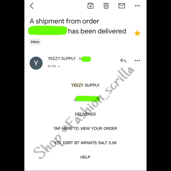 Yeezy desert boots infant (SALT) - Picture 8 of 10